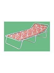 Раскладушка дет. жесткая С89 152х62х25см Бел