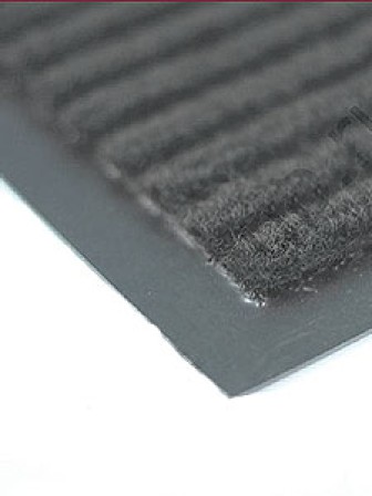 Коврик влаговпитывающий ребристый VORTEX 60*90см серый