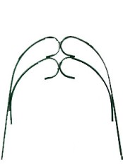 Заборчик садовый металлический "Садовод" Лиана 5 секций, 45х56 см