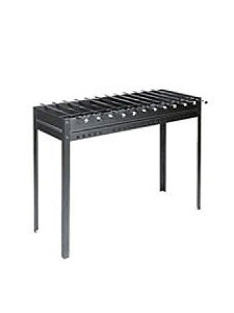 Мангал+9 шампуров 2223 70х70х30см,разборный