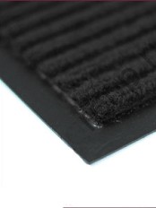 Коврик влаговпитывающий ребристый VORTEX 60х90черный22092