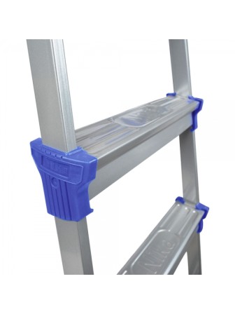 Стремянка НИКА СМ7 металлическая 7 ступеней, широкая ступень