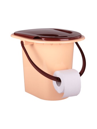 Ведро-туалет М6081, 13 л, со съемной ручкой