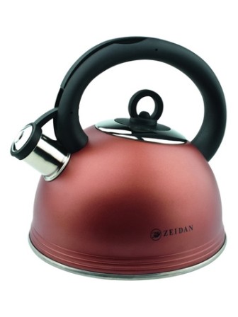 Чайник ZEIDAN Z-4038, 2.5 л, со свистком, перламутровый