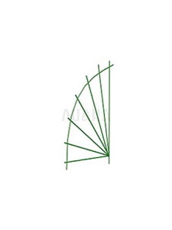 Шпалера для цветов металлическая Парус 85/200 см