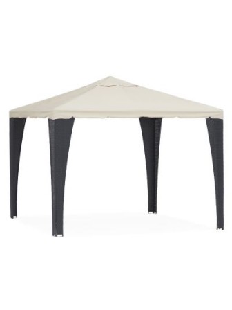 Шатер беседка садовая Green Glade 3176В 3х3х2,5 м, искусственный ротанг