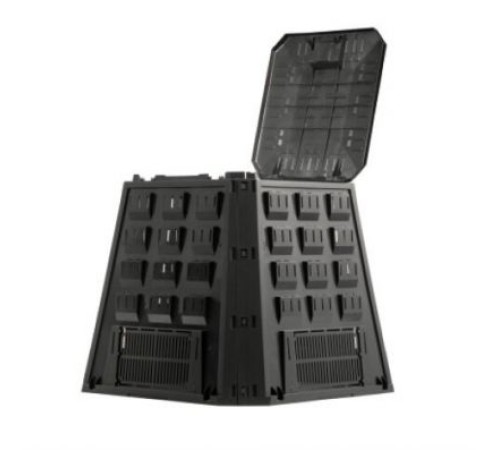 Ящик для компоста (компостер садовый) 420 л Prosperplast Evogreen IKEV420C-S411 чёрный Ящик для компоста (компостер садовый) 420 л Prosperplast Evogreen IKEV420C-S411 чёрный