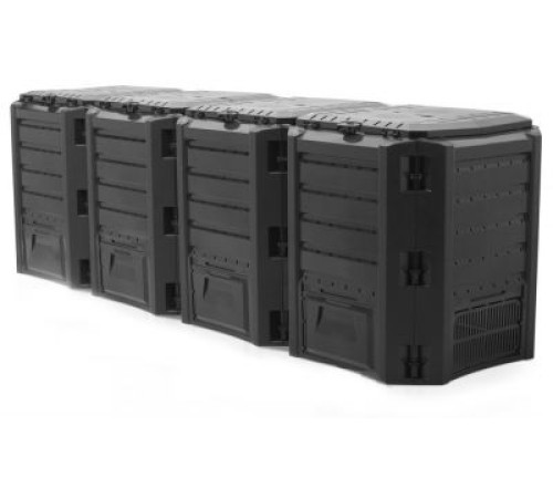 Ящик для компоста (компостер садовый) 1600л Prosperplast Module IKSM1600C-S411 черный Ящик для компоста (компостер садовый) 1600л Prosperplast Module IKSM1600C-S411 черный