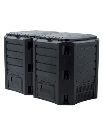 Ящик для компоста (компостер садовый) 800л Prosperplast Module IKSM800C-S411 черный
