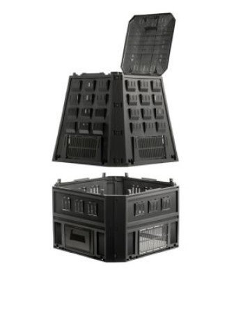 Ящик для компоста (компостер садовый) 850л Prosperplast Evogreen IKEV850C-S411 черный