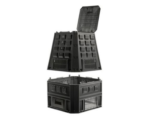 Ящик для компоста (компостер садовый) 850л Prosperplast Evogreen IKEV850C-S411 черный Ящик для компоста (компостер садовый) 850л Prosperplast Evogreen IKEV850C-S411 черный