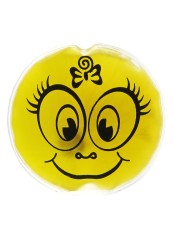 Грелка солевая Смайлик желтый