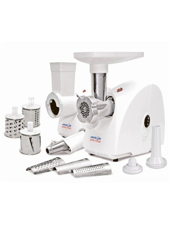 Мясорубка электрическая Аксион-Прима М31.02 с овощерезкой и соковыжималкой (с реверсом)