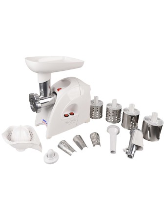 Мясорубка электрическая Аксион М41.02 (овощерезка, соковыжималка и соковыжималка для цитрусовых)