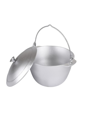 Котелок походный алюминиевый 8 л для костра Kukmara кп80